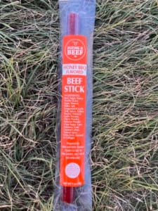 Beef Stick - Honey BBQ Flavor (Single Wrap)